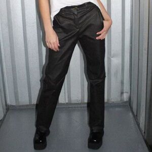 NTK by tt studios Brown Coated Denim Stretch Cotton Western Rodeo Jeans EUC 23